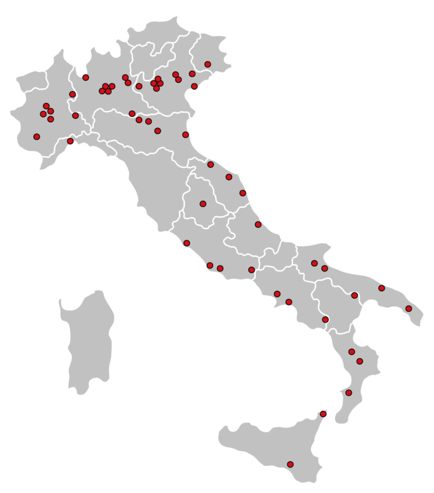 Mappa Italia | Oxydis